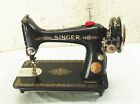 Vtg Antique Singer Bent Wood Model 99 Sewing Machine Ad596753 1934