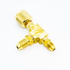 Yellow Jacket 3 8 In Vacuum Pump Adapter 1 4 In Flare 1 2 In Am Fittings - 30619