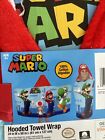 Super Mario Bath pool beach Soft Cotton Terry Hooded Towel Wrap  24 In X 50
