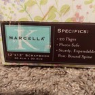 K company Scrapbook Photo Album Simply K Marcella 12x12 New  Cloth  Flowers 