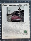 1970 Quaker State Motor Oil Original Vintage Advertisement Railroad Print Ad