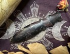 Garnet Athame  Grip Pommel Ritual Dagger  Metaphysical