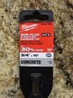 Milwaukee 48-20-7063 3 4  X 10 Sds Plus 2-cutter Carbide Tip