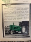 1954 John Deere Model 70 Tractor Ad Vintage Antique 