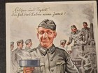 Wwii German Third Reich Soldier Humor Postcard Feldpost 1941 Canteen Kitchen
