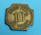 Clancy Inn Montana  drinks Of All Kinds  Antique Saloon 10c Trade Token Mont  Mt