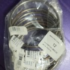 Metal Hoop 3in Rings hoops  3 In Diameter  Lot Of 12  Mpn 3602-03