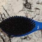 Torino Pro Blue Oval Wood Wave Brush  Hard Bristles  Cushion