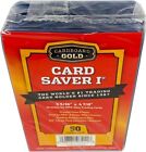 50 Ct Card Saver I Cs 1 Cardboard Gold Psa Graded Semi Rigid Holders Brand New