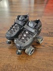 Rock Skates Gt-50 Roller Skate - Black Marbled Swirl Wheels - Size 5 