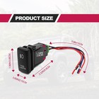 Led Fog Light Switch White Backlit W wire Fits Tacoma Tundra 4runner 