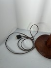 Vtg Mid Century Mcm Danish Modern Teak Scandinavian Wood Table Lamp Tall Slim