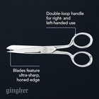 Gingher 5  Fabric Scissors  Premium Forged Steel Shears  Sharp Silver 