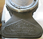 Vtg antique Embury Duplex Red Reflector Candle Lantern Warsaw  Ny 9 x4 1 2  Used