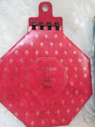 Vintage Mcm New Telephone Address Book W  Box- Octagon Shape Red - Never Used   