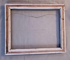 Vintage Gold Gilt Art Nouveau Arts   Crafts Carved Picture Frame