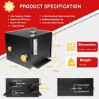 7 Gallon Hydraulic Fluid Reservoir Tank With Temp Gauge Sight-gauge And Breather