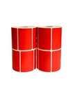 Direct Thermal Zebra Labels- 3x2 Red Colored 700 Labels Per Roll  1-12 Rolls