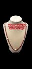 Oya Deluxe 3 Strand Eleke   Collar With Skull   Santeria Lucumi Ifa Yoruba Yansa