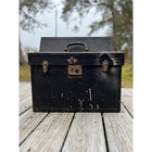 Vintage 1940 s Accordion Wooden Box Instrument Container Case Italian Italy 