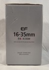 Canon Ef 16-35mm F 4l Is Usm  canon Ef Mount  With K f Uv Filter And Box