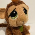 Rescue Pets Monkey Plush Brown Stuffed Animal 6    Mystery Toy Green