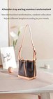 Vachetta Leather Bag Strap For Lv Noe Straps 100  Genuine Replacement Adjustable