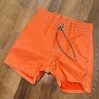 Birdwell Beach Britches Board Shorts Mens 27 Vtg Nos Swim Trunks 3  Nylon Orange