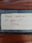 Antique 1933 Eyeglasses With Case - Good Condition