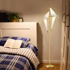 69in Modern Led Bird Floor Lamp  Payper Crane Floor Light Silver Gold Fixtures