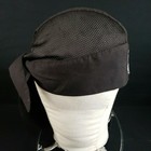 Harley Davidson Black Biker Motorcycle Embroidered Skull Cap Do Rag Bandana