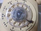 Vintage Itt Rotary Phone Cream beige Works