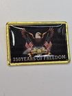 250 Years Of Freedom 1776 - 2026 Bald Eagle Patriotic Lapel Pin Small Size 