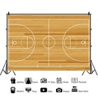 6x4ft Basketball Court Backdrop Sports Stadium Photography Photo Studio Props