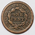 1851 Large Cent   Masonic Counter Stamped   211697