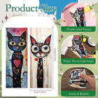 Funny Cat Bookmarks Gifts - 100 Pcs Black Cats Bookmark Paper Cartoon Pet Book M