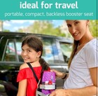 New Mifold Comfort Grab-and-go Car Backless Booster Seat Royal Purple Mf-12