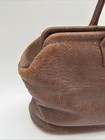 Antique 1800s  Early 1900s Leather Doctor Bag Real Cowhide Medicine Bag