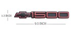 1990 1991 Chevrolet Silverado 1500 Red Door Emblems Badge Decal Replacement 2pc