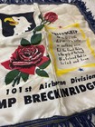 Us Army 101st Airborne Fort Breckinridge Kentucky Pillow Case Sham Vtg Souvenir