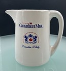Canadian Mist Bar Top Jug Pitcher Ceramic 6  Mint Condition Canadian Whiskey