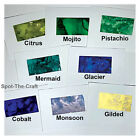 Tim Holtz Alcohol Ink 8 Bottles Greens And Blues Tak76988 G b