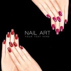 16 Sheets Glitter Nail Wraps Nail Polish Stickers Self-adhesive Retro Color