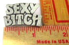 Bitch Pin Vintage Collectible Biker Chick Motorcycle Biker Vest Hat Pinback