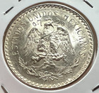 1944 Mexico Silver One Peso Brilliant Uncirculated Coin