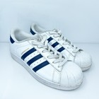 Adidas Boys Superstar Foundation S81014 White Casual Shoes Sneakers Size 6
