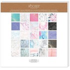 Marble Paper Pad 12x12 50 Sheets 25 Designs Scrapbooking Diy Crafts Cardstock