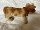 Vintage Antique Steiff Bessy 7    Cow With Red Leather Collar   Cow Bell