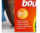 Bounce Dryer Sheets Laundry Fabric Softener  Outdoor Fresh Scent  120 Count