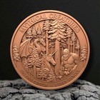 The Yeti  Mythical Creatures 5 Oz Colorized Copper  Only 1000 Minted In Capsule